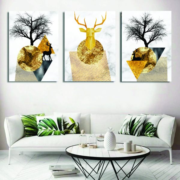 Set Of 3 Wall Art Wooden Phototile Frames For Wall Decor